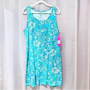 Lilly Pulitzer Sleeveless Lela Henley Tank Dress
